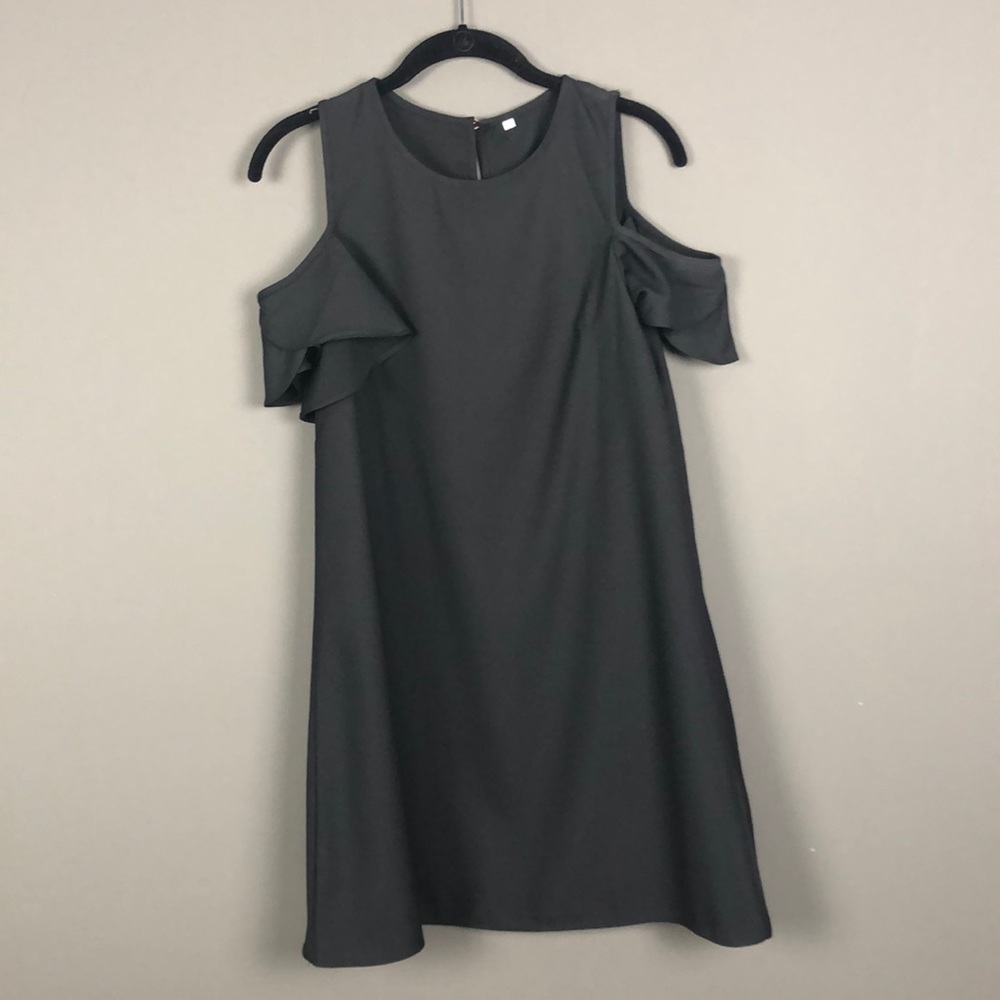 Black Cold Shoulder Dress